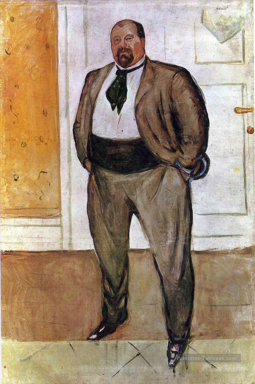 christen Sandberg 1909 Edvard Munch Peintures à l'huile